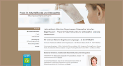 Desktop Screenshot of naturheilpraxis-henkelmann.de