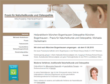 Tablet Screenshot of naturheilpraxis-henkelmann.de